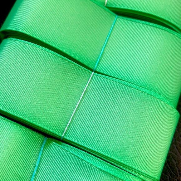 Grosgrain Ribbon 1.5” 10 yards yds 5/$20 NEW bows bow making shipping solid mint - Picture 3 of 4